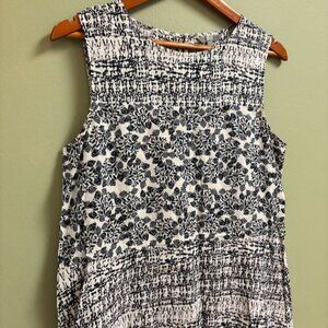 Uniqlo Womens Linen Dress‎ Size L Toile Summer Casual Party Travel Breathable